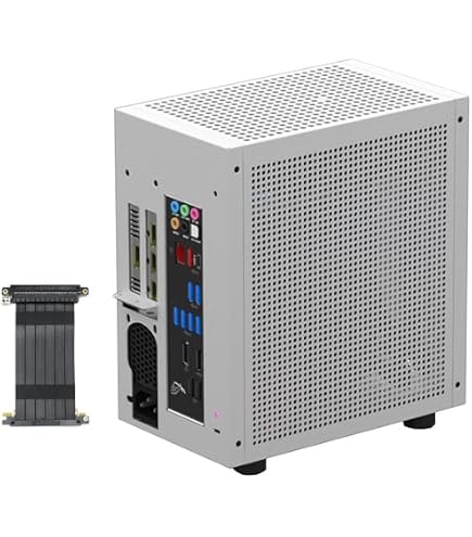 Amazon.com: COOJ MQ6 Mini ITX PC Case for Gaming, Small Form